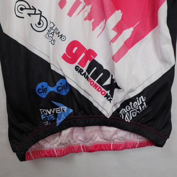 Cycling Jersey Shirt Women's Medium Gran Fondo Mexico GFMX Short Sleeve Pockets - Picture 11 of 13